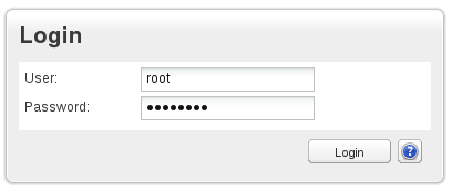 Icinga Web Login-Bildschirm